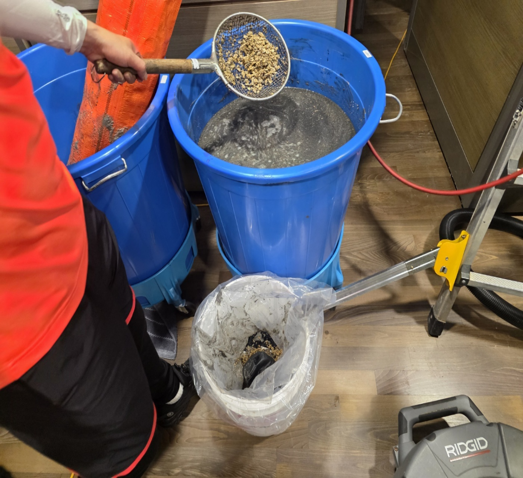 싱크대 배수관 슬러지 세척